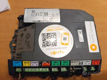 centrale cancello somfy
