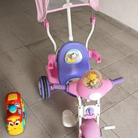 triciclo rosa e viola Biemme Baby Plus