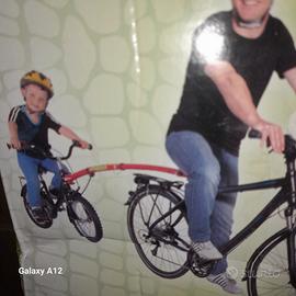 barra per traino bicicletta bambino 