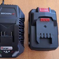 Parkside caricabatteria 20V 4.5A + Batteria Smart