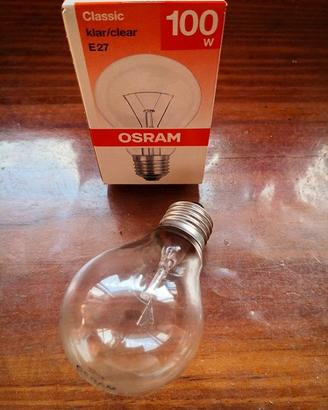 Lampada a goccia 100W Osram 230V attacco E27