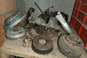 vespa v 30 m piaggio 125 faro basso originale 1951