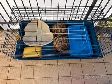 Gabbia coniglio + accessori