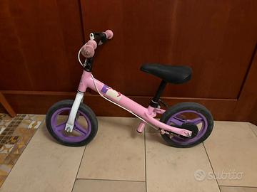 Bicicletta bambina senza pedali