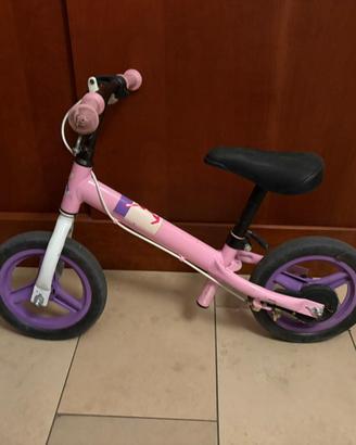 Bicicletta bambina senza pedali