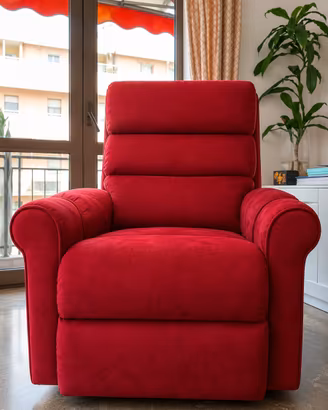 POLTRONA RELAX DUE MOTORI VIBROMASSAGGIO MAI USATA
