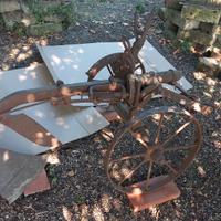 aratro antico per giardino