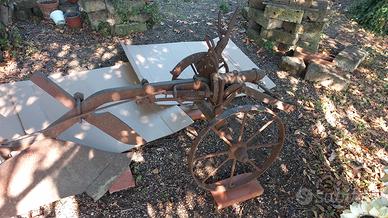 aratro antico per giardino