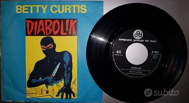 Diabolik 45 giri Betty Curtis