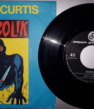 Diabolik 45 giri Betty Curtis
