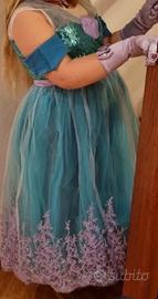 Vestito carnevale Principessa Sirena