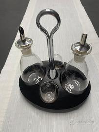 Set Condimenti Olio Aceto Sale Pepe