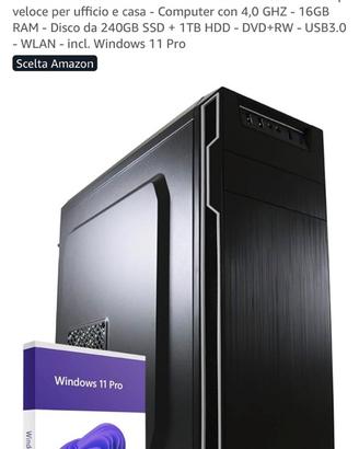 Computer greed con monitor LG