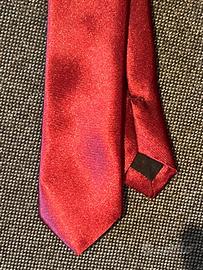 Cravatta rosso bordeaux