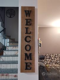scritta Welcome