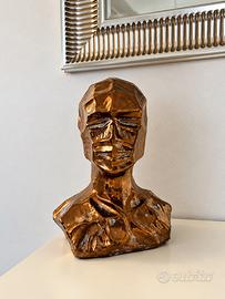Busto decorativo color bronzo – Scultura moderna