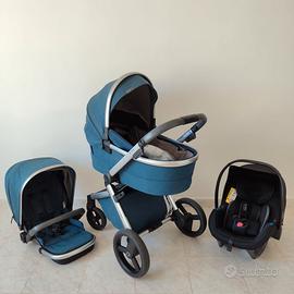 Passeggino Trio Anex L-Type Blu Avion