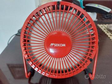 Mini-ventilatore Sekom  St10USB Rosso