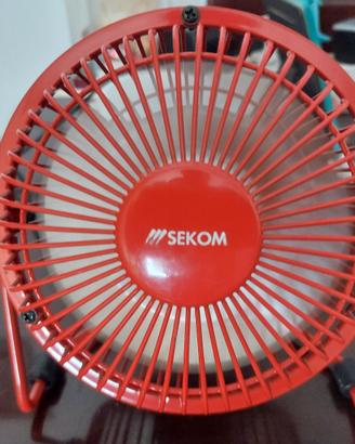 Mini-ventilatore Sekom  St10USB Rosso