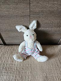 Pupazzo peluche coniglio pasquale grande