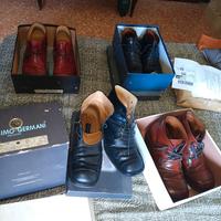 lotto di 4 paia di scarpe vintage firmate 