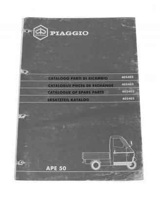 Catalogo ricambi Ape 50 TL6T scansione in PDF