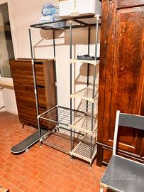 Armadio con Struttura in Acciaio – 87x49x175 cm