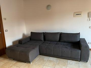 Divano letto microfibra