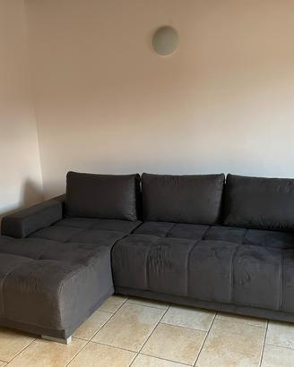 Divano letto microfibra