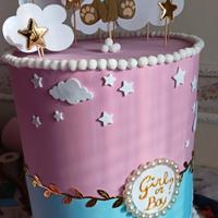 torta scenografica per baby shower