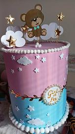 torta scenografica per baby shower