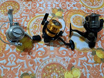 Mulinelli Trota Lago Spinning , Shimano , Daiwa 