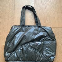 Borsa Superga imbottita verde militare