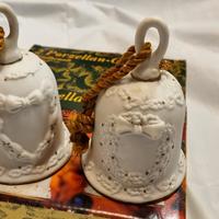 Campanelle porcellana biscuit vintage