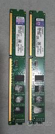 RAM DDR3 udimm 4GB (2x2GB) Kingston 