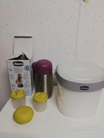 Chicco steril box e portabiberon e vivande termico