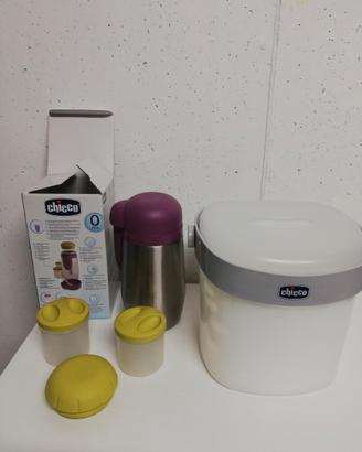 Chicco steril box e portabiberon e vivande termico