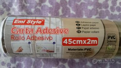 Carta adesiva Rollo adesivo  44cm x 2metri in PVC 