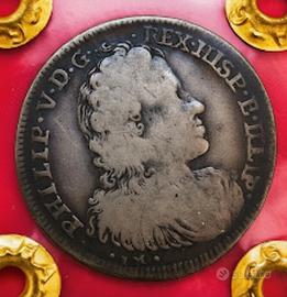 Regno di Napoli  1 tari 1701 ARGENTO