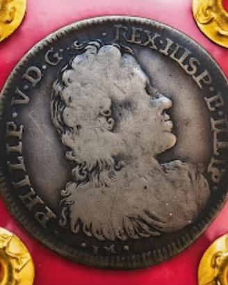 Regno di Napoli  1 tari 1701 ARGENTO