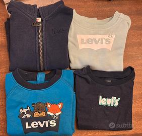 Lotto Levi’s bambino 18 mesi – 3 felpe + maglietta