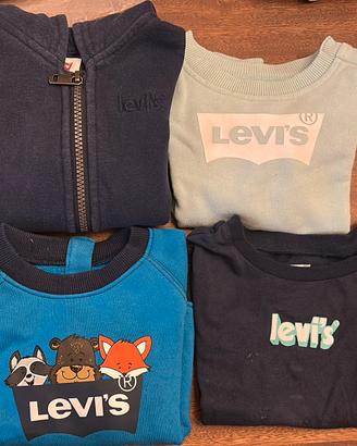 Lotto Levi’s bambino 18 mesi – 3 felpe + maglietta