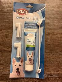 Kit spazzolino e dentifricio trixie cane