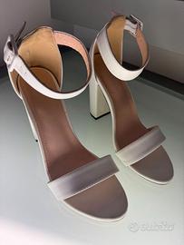 Sandali Estivi B.co-Tacco 10cm comodissimo