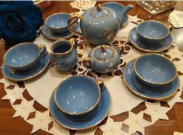 servizio da 6 completo da thè ceramica Gualdo