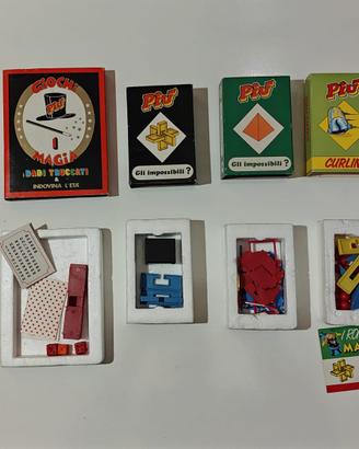 6 Giochi - Gadget della Rivista vintage “PIÙ”