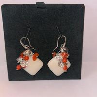 Orecchini argento e pietre dure