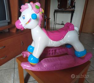 cavallo a dondolo gioco bambino clementoni