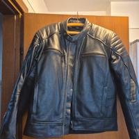 giacca da motociclista in pelle 