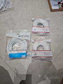 3 cavi ethernet cat6 cat5e